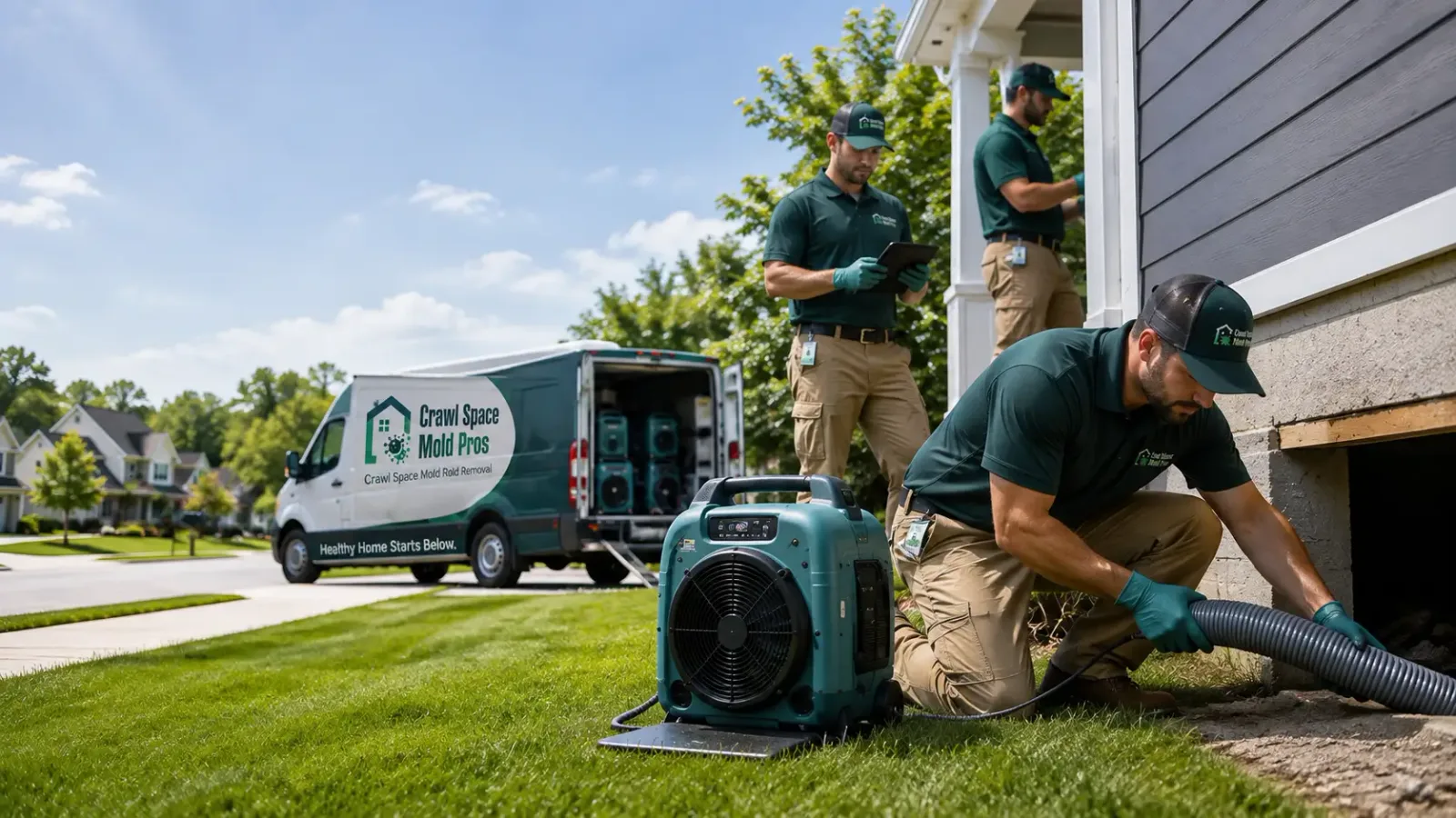 Crawl Space Mold Removal in Colton, WA